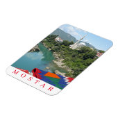 Mostar Moschee View Kühlschrankmagnet Magnet (Linke Seite)