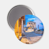 Mostar Old Bridge Magnet, Bosnia & Westna Magnet (Vorderseite/Rückseite)