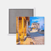 Mostar Old City Magnet, Bosnien Magnet (Vorderseite/Rückseite)