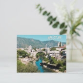 Mostar: Ölgemälde Postkarte (Stehend Vorderseite)