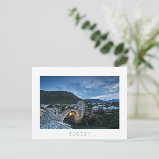 Mostar Postkarte (Stehend Vorderseite)