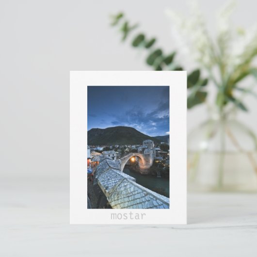 Mostar Postkarte (Stehend Vorderseite)