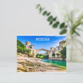 Mostar Postkarte (Stehend Vorderseite)