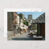 Mostar Postkarte (Vorne/Hinten)