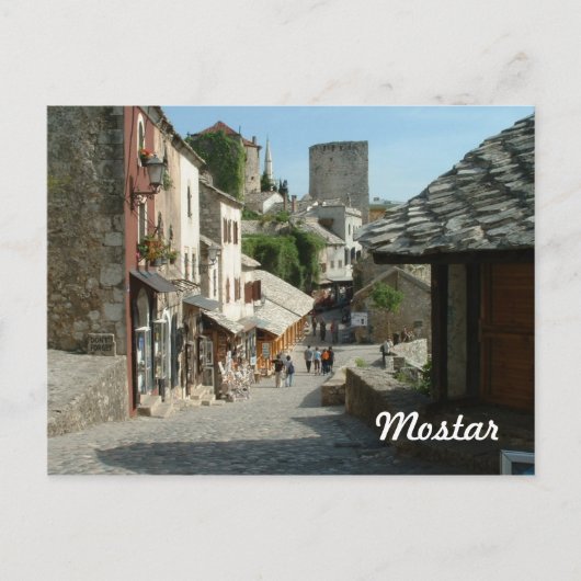 Mostar Postkarte (Vorderseite)