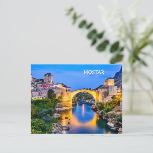 Mostar Postkarte (Stehend Vorderseite)