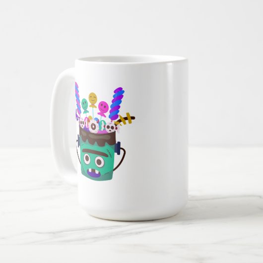 Moster Spooky Sweet Bucket  Kaffeetasse (Vorderseite Links)