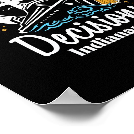 Mostly D Decisions Indianapolis Spring Break Poster (Ecke)