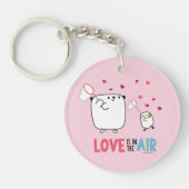 Mostropi│Love is inteh air Schlüsselanhänger (Vorderseite)