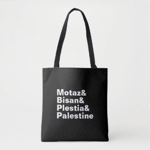 Motaz & Bisan & Plestia & Palestine - freie Presse Tasche