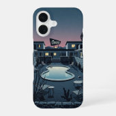 Motel at Dusk iPhone 16 Hülle (Rückseite)