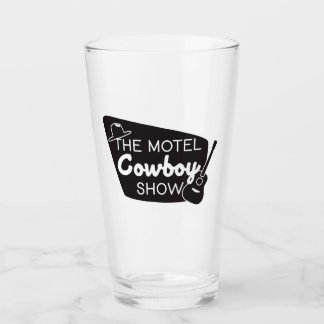 Motel Cowboy Show Pint Glass Glas