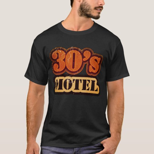 Motel der Vintagen 30er Jahre - T - Shirt (Vorderseite)