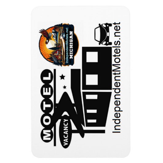 Motel List Kühlschrank Magnet (Vertikal)