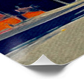 Motel On Sunset Boulevard Perfektes Plakat Poster (Ecke)