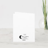 Moth and Flame Grußkarte Karte (Rückseite)