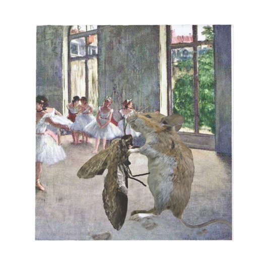 Moth and Mouse Cotillion Notizblock (Vorderseite)