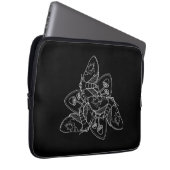 Moth and Mushroom Laptop Sleeve (Vorne Rechts)