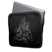 Moth and Mushroom Laptop Sleeve (Vorderseite Links)