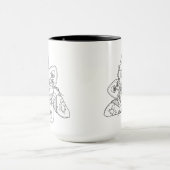 Moth and Mushroom Tasse (Zentrum)