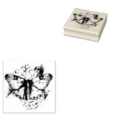 Moth & Blume Gummi-Briefmarke Gummistempel (Stempel)