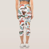 Moth Butterfly Capri Leggings (Rückseite)