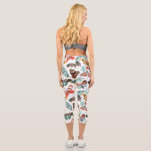 Moth Butterfly Capri Leggings (Rückseite)