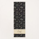 Moth Butterfly Celestial Pattern Yoga Mat Yogamatte (Vorderseite)