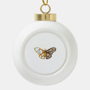 Moth Butterfly Dragonfly Insekt Keramik Kugel-Ornament