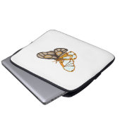 Moth Butterfly Dragonfly Insekt Laptopschutzhülle (Vorne Knopf)