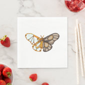 Moth Butterfly Dragonfly Insekt Serviette (Beispiel)