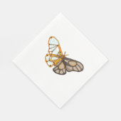 Moth Butterfly Dragonfly Insekt Serviette (Ecke)