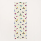 Moth Butterfly farbig Muster Yoga Mat Yogamatte (Vorderseite)
