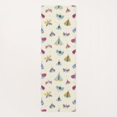 Moth Butterfly farbig Muster Yoga Mat Yogamatte (Rückseite)