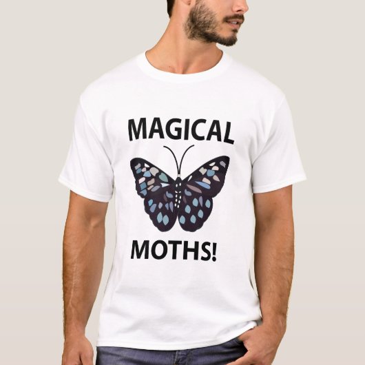 Moth Butterfly Magic Moths T-Shirt (Vorderseite)