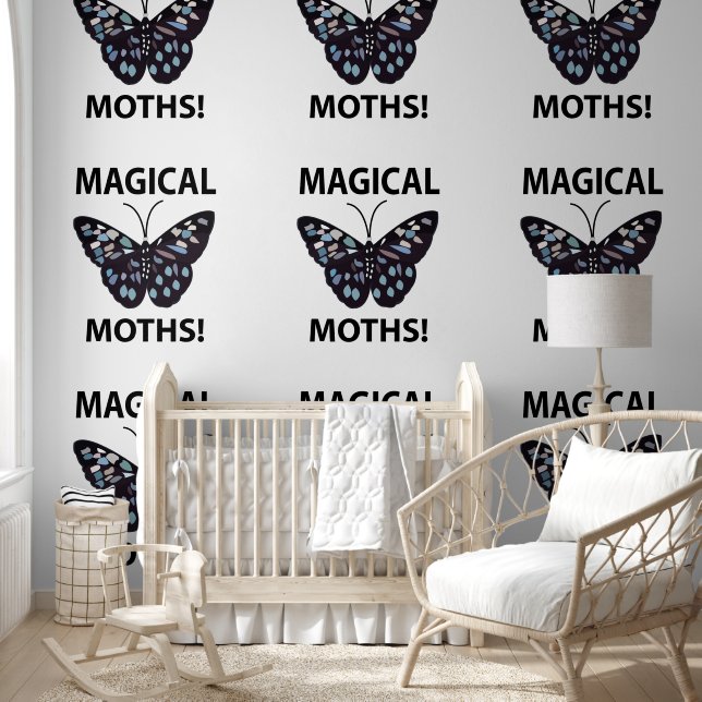 Moth Butterfly Magic Moths Tapete (Kinder)