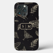 Moth Butterfly-Muster Case-Mate iPhone Case (Rückseite)
