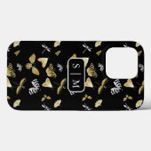 Moth Butterfly-Muster Case-Mate iPhone Case (Rückseite (Horizontal))