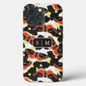 Moth Butterfly-Muster Case-Mate iPhone Case (Rückseite)