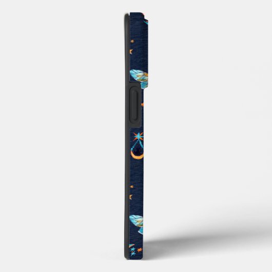 Moth Butterfly-Muster Case-Mate iPhone Case (Rückseite / Rechts)