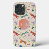 Moth Butterfly-Muster Case-Mate iPhone Case (Rückseite)