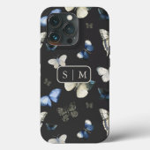 Moth Butterfly-Muster Case-Mate iPhone Case (Rückseite)