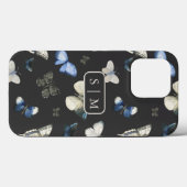Moth Butterfly-Muster Case-Mate iPhone Case (Rückseite (Horizontal))