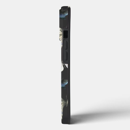 Moth Butterfly-Muster Case-Mate iPhone Case (Rückseite / Links)