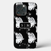 Moth Butterfly-Muster Case-Mate iPhone Case (Rückseite)