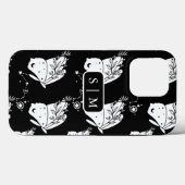 Moth Butterfly-Muster Case-Mate iPhone Case (Rückseite (Horizontal))