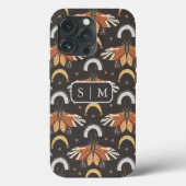 Moth Butterfly-Muster Case-Mate iPhone Case (Rückseite)