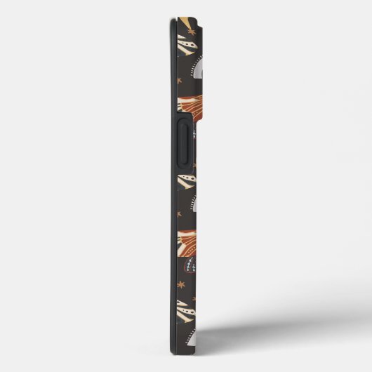 Moth Butterfly-Muster Case-Mate iPhone Case (Rückseite / Rechts)