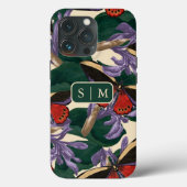 Moth Butterfly-Muster Case-Mate iPhone Case (Rückseite)
