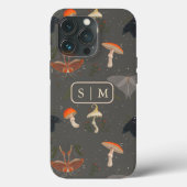 Moth Butterfly-Muster Case-Mate iPhone Case (Rückseite)